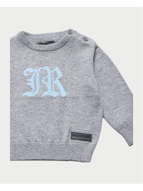 John Richmond baby wool blend sweater JOHN RICHMOND | RIA25009MAGREY STEEL